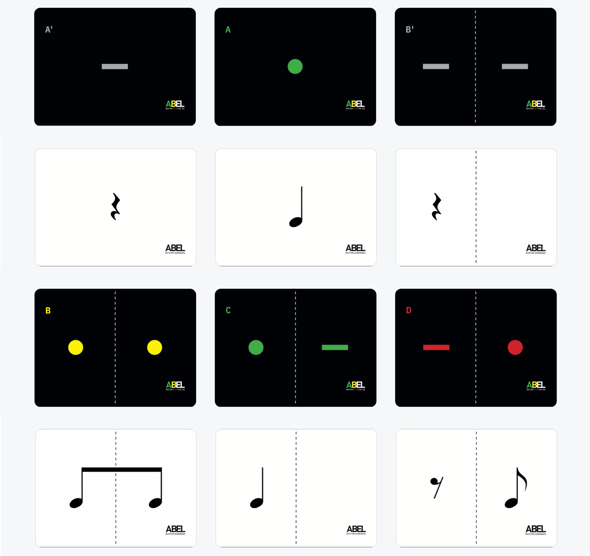 ABEL Rhythm Dominoes ®️ - Playing Cards™ deck - Image 3