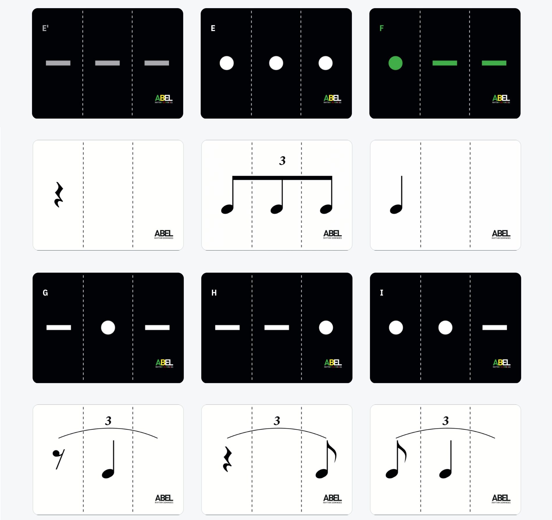 ABEL Rhythm Dominoes ®️ - Playing Cards™ deck - Image 4
