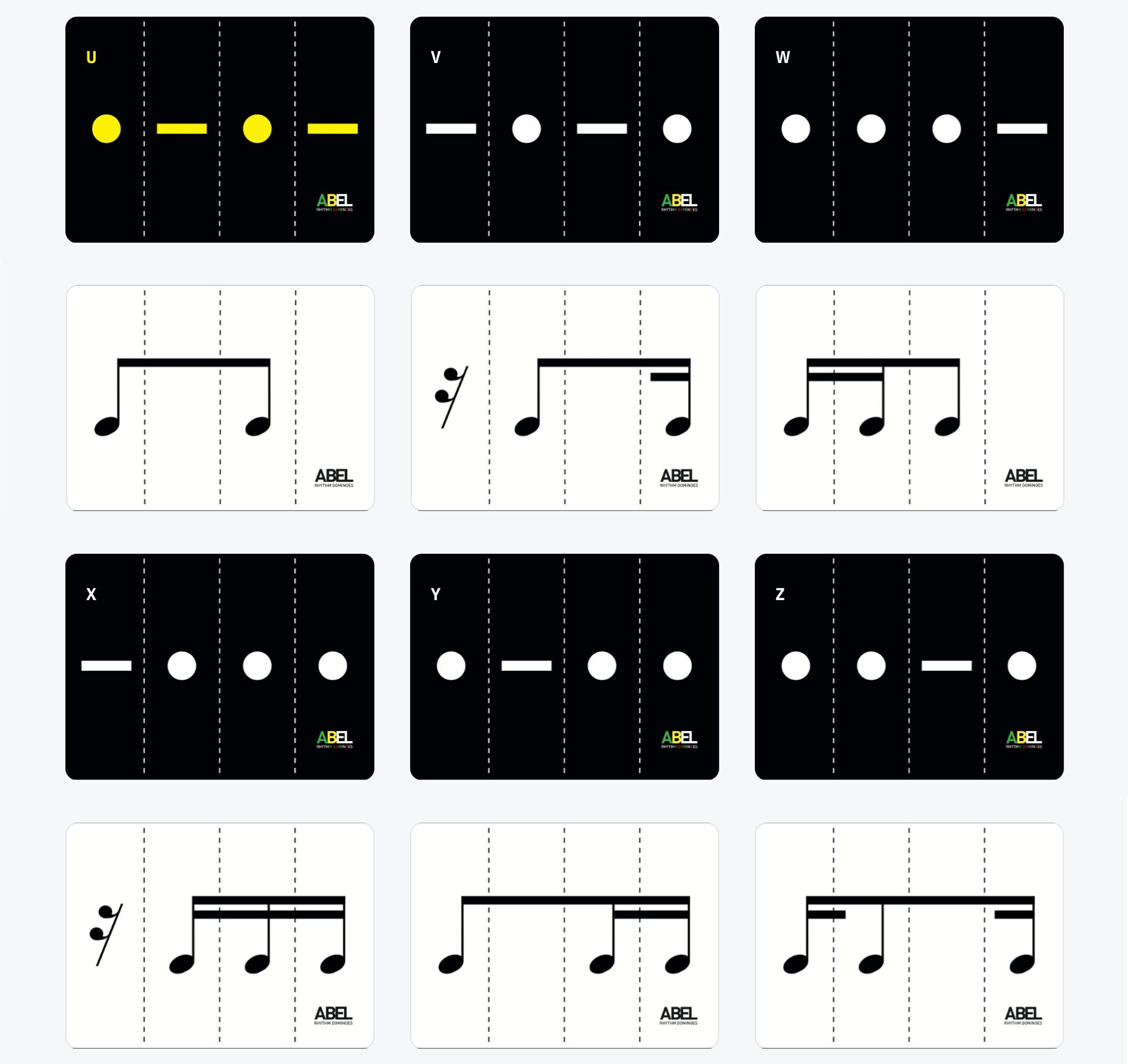 ABEL Rhythm Dominoes ®️ - Playing Cards™ deck - Image 7