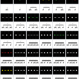 ABEL Rhythm Dominoes ® – Ghost Notes Edition™ – PDF