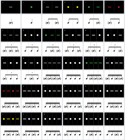 ABEL Rhythm Dominoes ® – Ghost Notes Edition™ – PDF