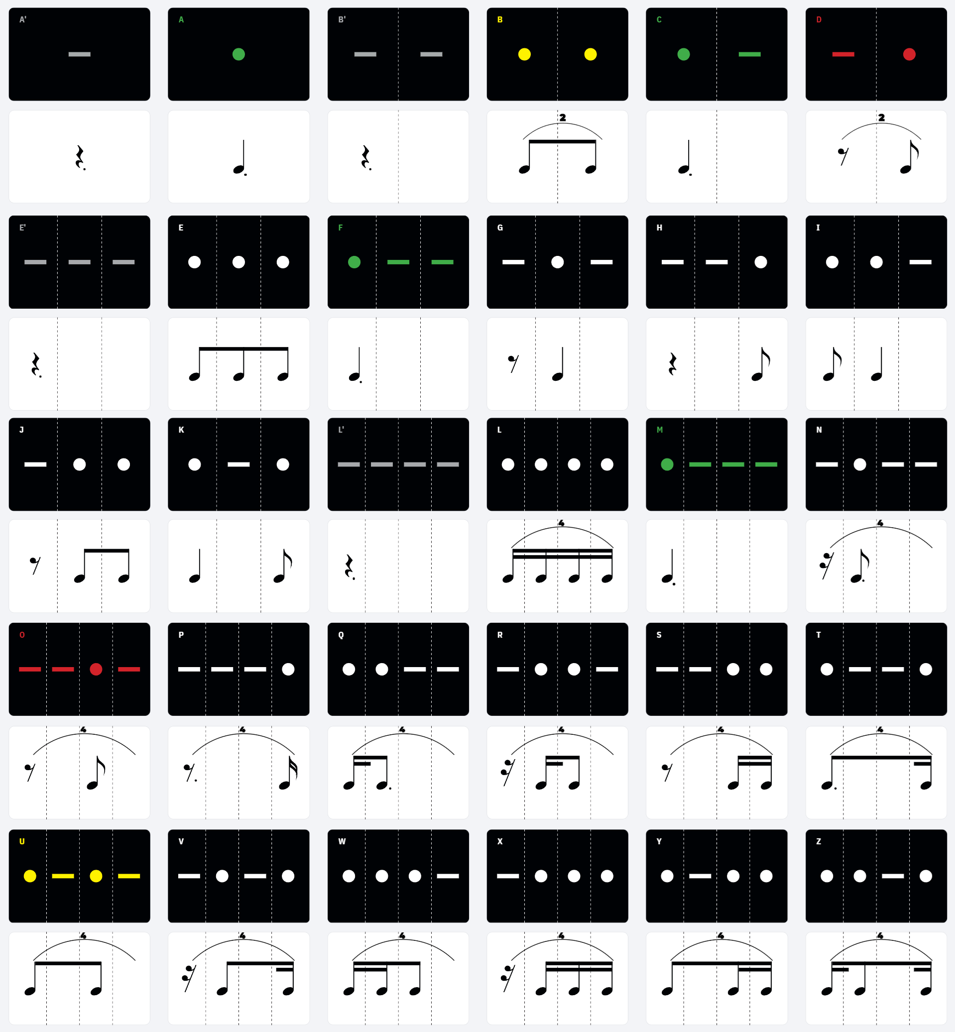 ABEL Rhythm Dominoes ® – Dotted Quarter Note Edition™ – PDF - Image 2